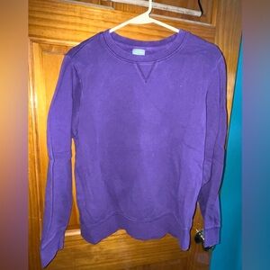 Purple Crew Neck Sweatshirt